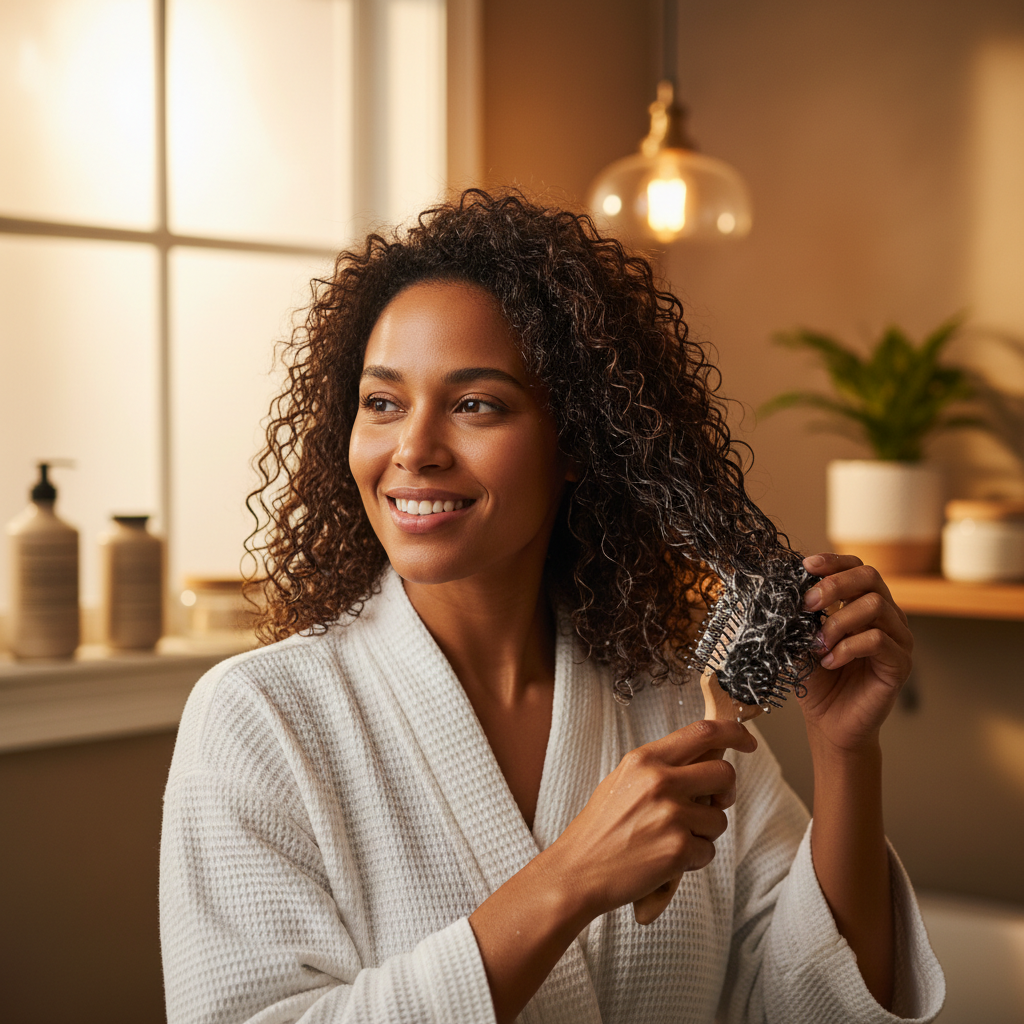 Detangling Brush - Lifestyle