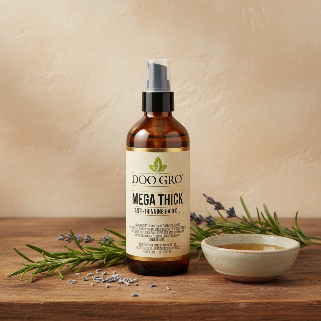 Doo Gro Mega Thick Hair Oil - Lifestyle